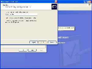Windows XP internet connection setup